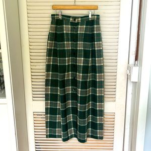 Vintage Pendleton wool floor length skirt